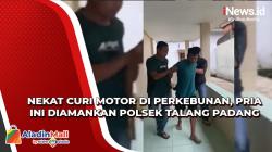 Nekat Curi Motor Di perkebunan, Pria Ini Diamankan Polsek Talang Padang