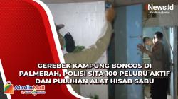 Gerebek Kampung Boncos di Palmerah, Polisi Sita 100 Peluru Aktif dan Puluhan Alat Hisab Sabu