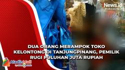 Dua Orang Merampok Toko Kelontong di Tanjungpinang, Pemilik Rugi Puluhan Juta Rupiah