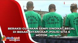 Beraksi Gunakan Senpi Sindikat Begal di Bekasi Ditangkap, Polisi Sita 6 Motor