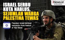 Infografis Israel Serbu Kota Nablus, Sejumlah Warga Palestina Tewas