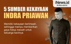 Infografis 5 Sumber Kekayaan Indra Priawan