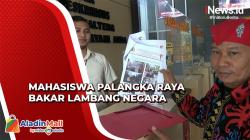 Ormas Dayak Laporkan Oknum Mahasiswa Diduga Bakar Lambang Negara saat Demo