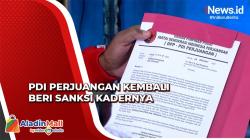PDI Perjuangan Kembali Berikan Sanksi bagi Kadernya