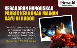 Infografis Kebakaran Pabrik Mainan Kayu di Bogor