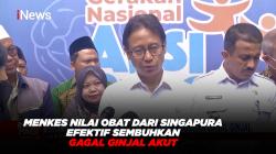 Menkes Nilai Obat dari Singapura Efektif Sembuhkan Gagal Ginjal Akut