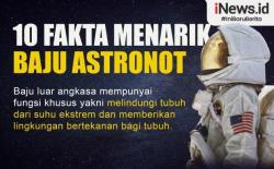Infografis: 10 Fakta Menarik Baju Astronot, Berwarna Putih untuk Memantulkan Panas