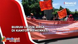 Kasus Gagal Ginjal Akut Meningkat, Elemen Buruh Unjuk Rasa di Kantor Kemenkes