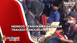 Mensos Berikan Santunan Presiden Jokowi untuk Korban Tragedi Kanjuruhan