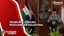 Menhan Prabowo: Perjuangan Rakyat Palestina akan Berakhir Manis