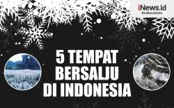 Infografis Tempat Bersalju di Indonesia Mirip Luar Negeri