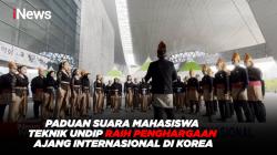 Paduan Suara Mahasiswa Teknik Undip Raih Penghargaan Ajang Internasional di Korea