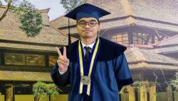 Luar Biasa, Sam Maykel Raih Gelar Master Dirgantara ITB di Usia 21 Tahun<