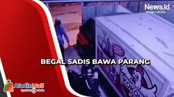 Aksi Begal Sadis di Medan, Pelaku Bawa Parang Buntuti Korban hingga Masuk Rumah