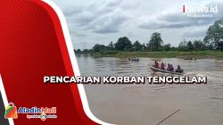 Pencarian Korban Tenggelam di Sungai Way Kanan Sudah 24 Jam Belum Temukan Titik Terang
