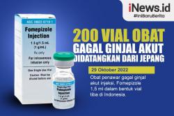 Infografis Obat Penawar Gagal Ginjal Akut Tiba di Indonesia