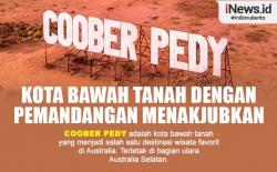 Infografis Kota Bawah Tanah Coober Pedy yang Menakjubkan