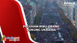 Puluhan Ribu Warga Menyatakan Dukungan untuk Ukraina di Ibu Kota Ceko