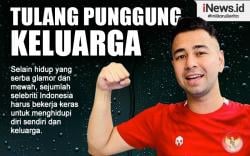 Infografis Deretan Artis yang Jadi Tulang Punggung Keluarga