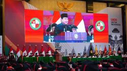 Isi Akhir Pekan, Prabowo Hadiri Wisuda Universitas Kebangsaan RI Bandung<