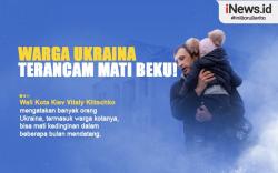 Infografis Warga Ukraina Terancam Mati Beku!