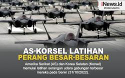 Infografis AS dan Korsel Latihan Perang Libatkan Ratusan Pesawat Tempur