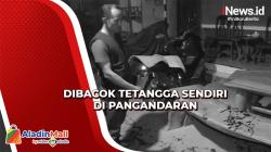 Geger! Pria di Pangandaran Dibacok Tetangga saat Gendong Cucu