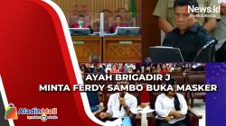 Diminta Ayah Brigadir J Buka Masker, Begini Tanggapan Ferdy Sambo dan Putri Candrawathi