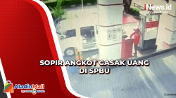 Sopir Angkot Curi Uang Milik SPBU di Tangsel Diburu Polisi