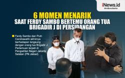 Infografis 6 Momen Menarik Ferdy Sambo Bertemu Orang Tua Brigadir J