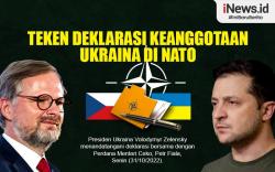 Infografis Zelensky Teken Deklarasi soal Keanggotaan Ukraina di NATO
