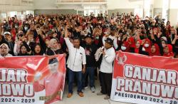 Ribuan Buruh Eks Karesidenan Pati Suarakan Ganjar Presiden 2024, Ini Alasannya