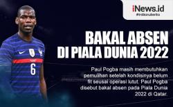 Infografis Paul Pogba Bakal Absen di Piala Dunia 2022