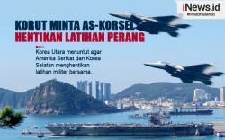 Infografis Korut Minta AS-Korsel Hentikan Latihan Perang
