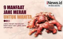 Infografis  9 Manfaat Jahe Merah untuk Wanita