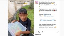 Viral! Jualan sambil Kehujanan, Dagangan Bakpao Bocah Ini Diborong Orang Baik  