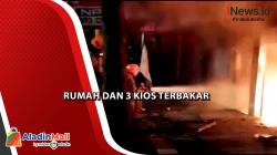 Rumah dan 3 Kios Hangus Dilalap Api di Kota Bandung<