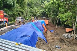 Perbaikan Talud Longsor di Jalan Jogja-Wonosari Terkendala Cuaca, Ditargetkan Awal Desember Selesai