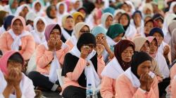 Ribuan Relawan Mak Ganjar Jabar Gelar Doa Bersama untuk Negeri di Majalengka