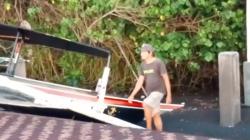 Diterjang Rob, 5 Perahu Nelayan di Gianyar Rusak Parah <