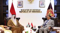 Bertemu Menhan UEA, Prabowo Apresiasi Keikutsertaan dalam Indo Defence 2022