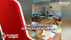 Pencurian di Sekolah Terbongkar setelah Pelaku Ditemukan Tertidur di Kursi Kepsek