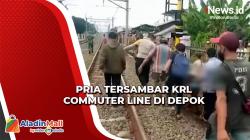 Tersambar KRL Commuter Line, Pria Tewas di Perlintasan KA Pancoran Mas