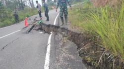 Jalan Nasional Geumpang-Meulaboh Amblas, Pengendara Diminta Waspada