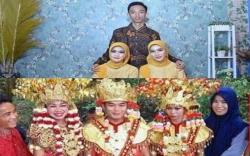 Viral Pria Asal Muba Nikahi 2 Kembang Desa Sekaligus
