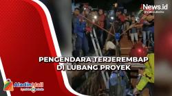 Pengendara Motor di Pasar Minggu Terjerembap ke Lubang Proyek Sedalam 5 Meter