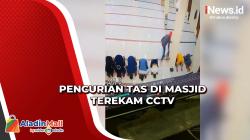 Terekam CCTV, Pria Curi Tas Jamaah Masjid di Berau