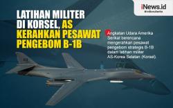 Infografis Latihan Militer di Korsel, AS Kerahkan Pesawat Pengebom B-1B