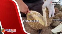 Warga Serbu Pesta Ratusan Durian Harga Rp20.000