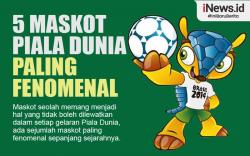 Infografis 5 Maskot Piala Dunia Paling Fenomenal